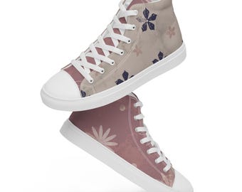 Bastille Men’s Lace-Up Canvas High-Top Sneakers - Designed by People Who Love Art
