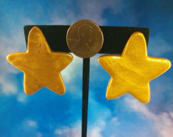 Huge Star Earrings, Star Stud Earrings, big Stud Earrings, One Of A Kind Earrings, Witchy Gift, Space Lover Gift, Cosplay Earrings, Starry!!