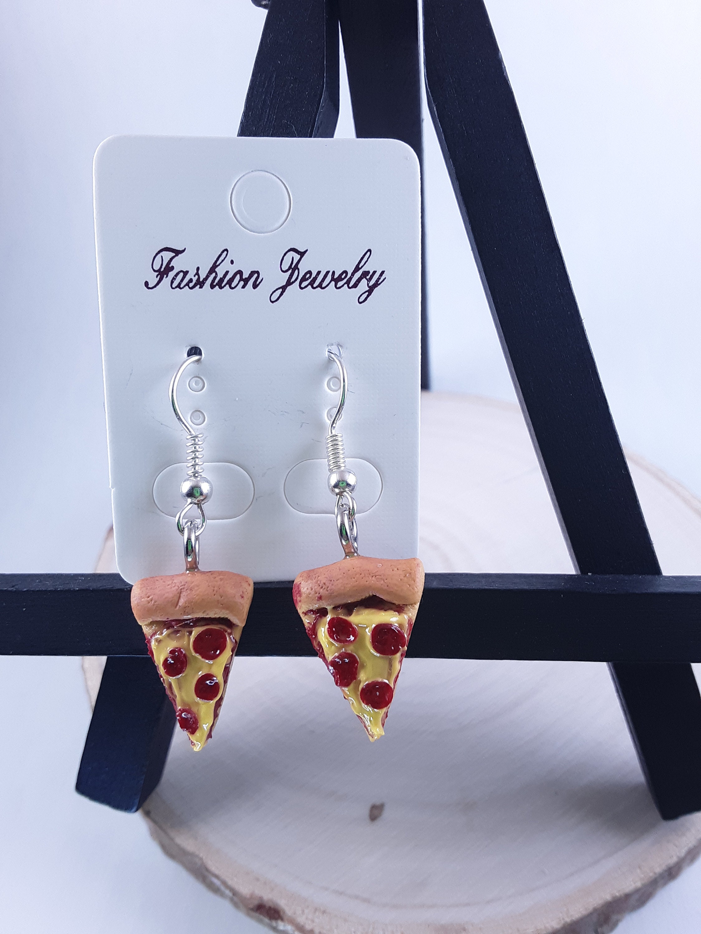 Pizza Earrings Whole Pizza Earrings Pizza Slice Earrings Etsy UK