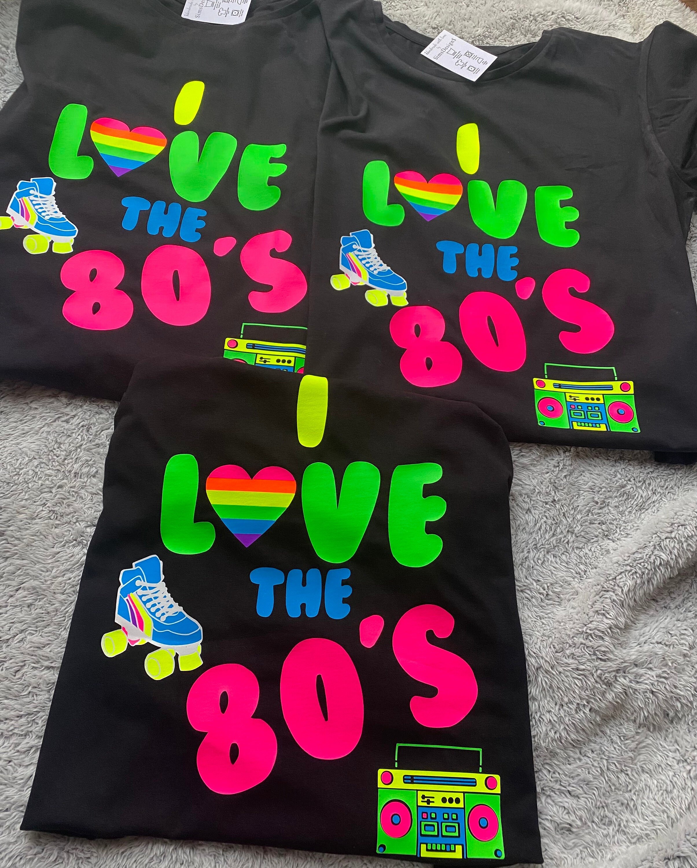 80s Neon T Shirt -  UK