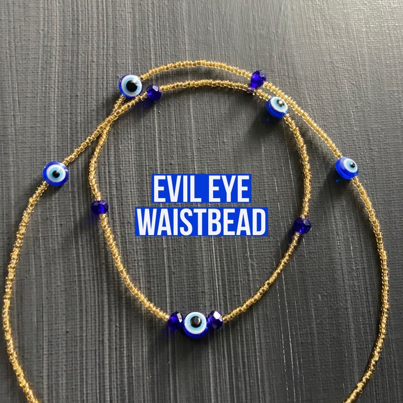 Evil eye waistbead
