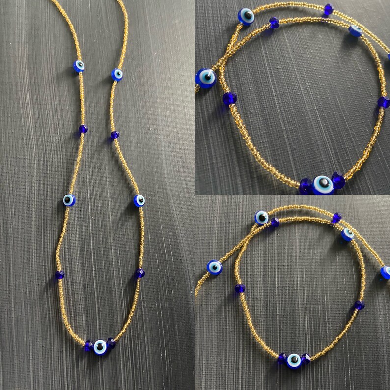Evil eye waistbead