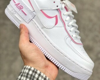 pink air force high tops