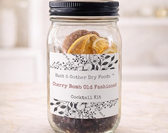 Cherry Bomb Old Fashioned ( Bourbon, Rye Whiskey)