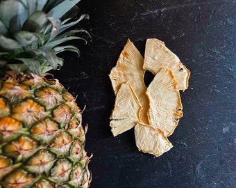 Dehydrated Pineapple Chips, Sweet Crunchy Snack (1.52 oz)