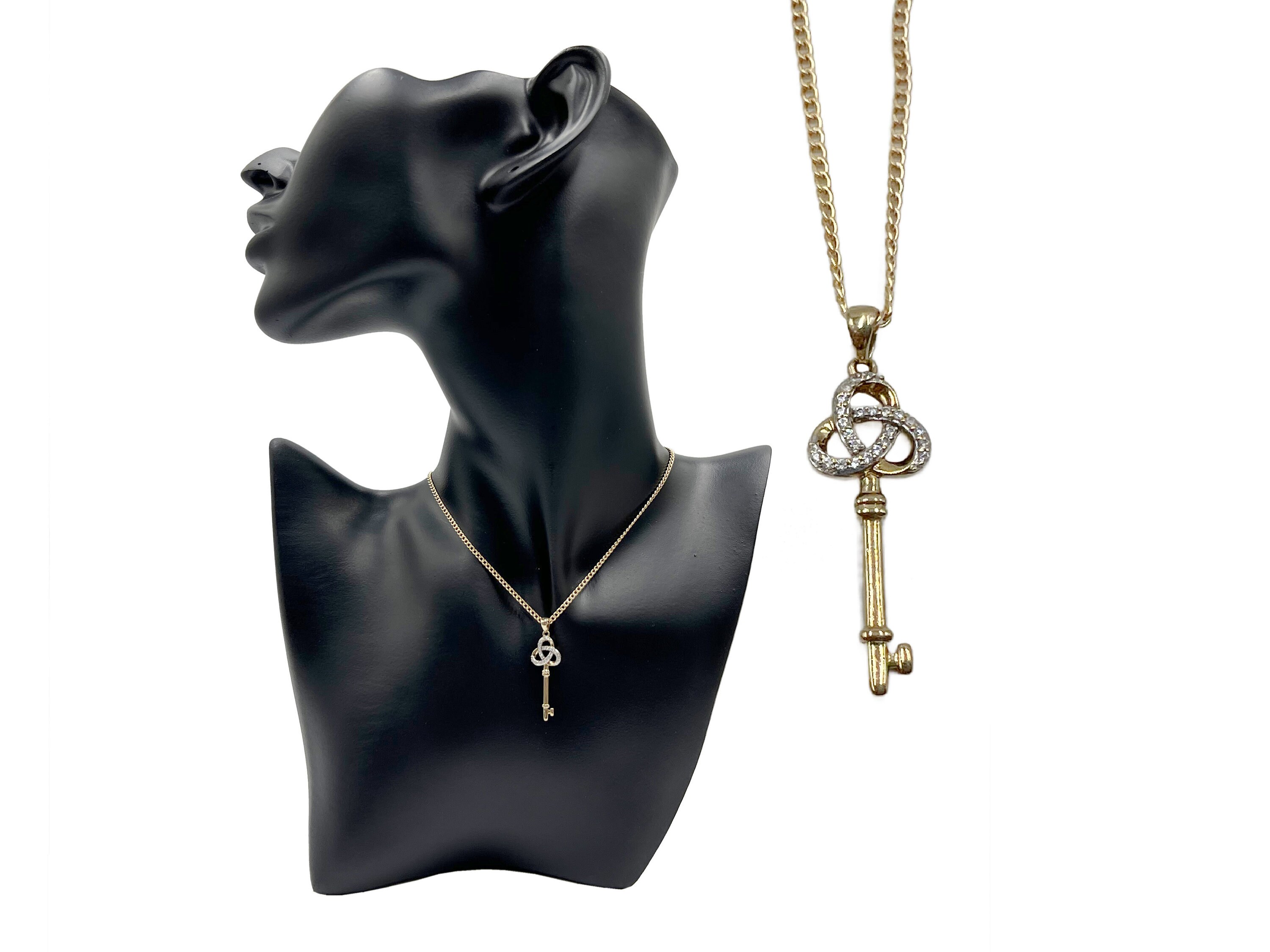 Gold Lock & Key Necklace – Tres Designs Jewelry