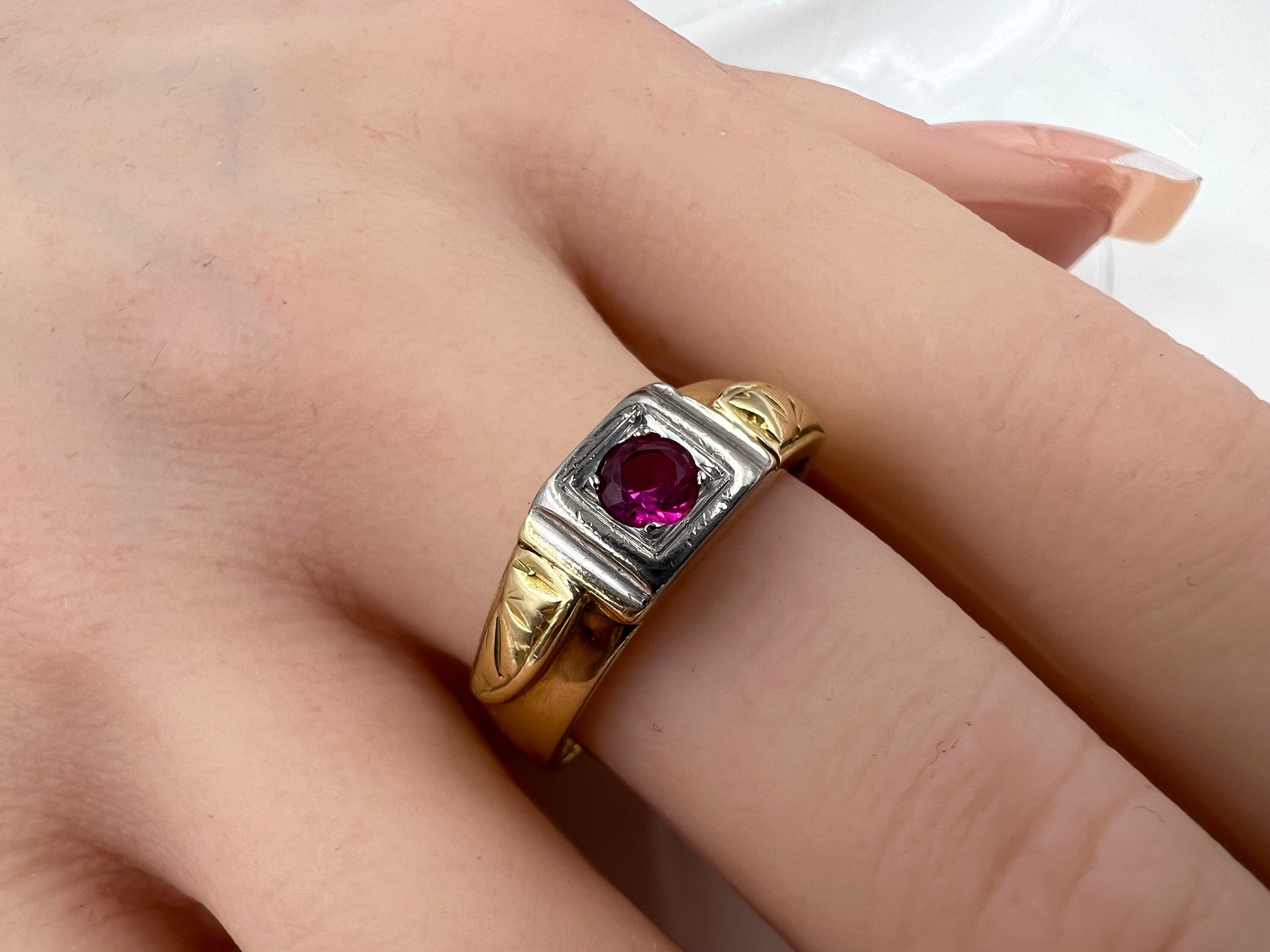 Stone gold ring sale design for man