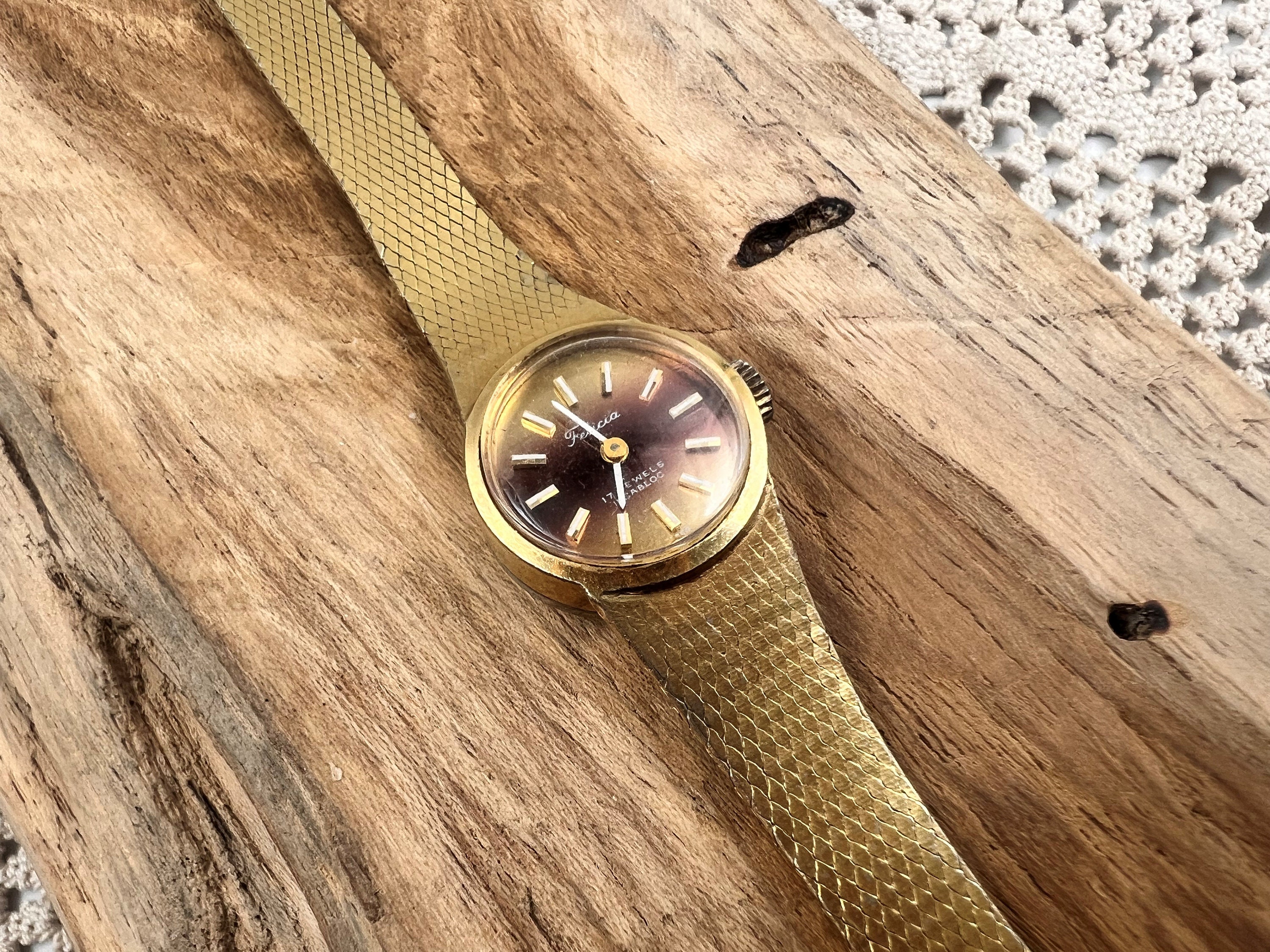 Felicia 17 Jewels Incabloc Manual Winding Ladies Watch Etsy Finland