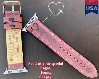 Unique Valentines Gifts for Women Mom Wife, Apple Watch Band 44mm 40mm 45mm 41mm, Best Christmas Gift Men Dad, Mens Apple Watch 38mm 42mm