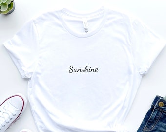 Sunshine T-Shirt: Unisex Bella Canva Tee