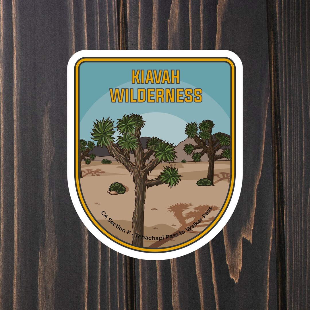 Pct Sticker Kiavah Wilderness Sticker, Pacific Crest Trail Sticker, PCT Sticker ...