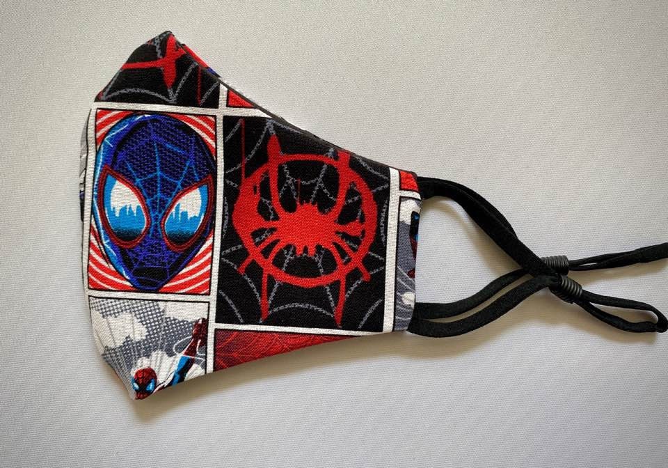 Spider-man Kids Com DESIGN Face Mask PM2.5 Filter Included | Etsy