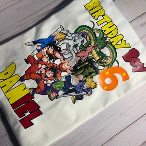 Dragon Ball Z Anime Birthday Shirt, Anime Birthday Shirt, Birthday Shirt