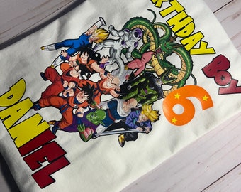 Dragon Ball Z Anime Birthday Shirt, Anime Birthday Shirt, Birthday Shirt