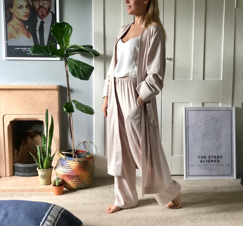 PLUS Size Lounge Robe Sewing Pattern/ Robe Digital Pattern/ Etsy