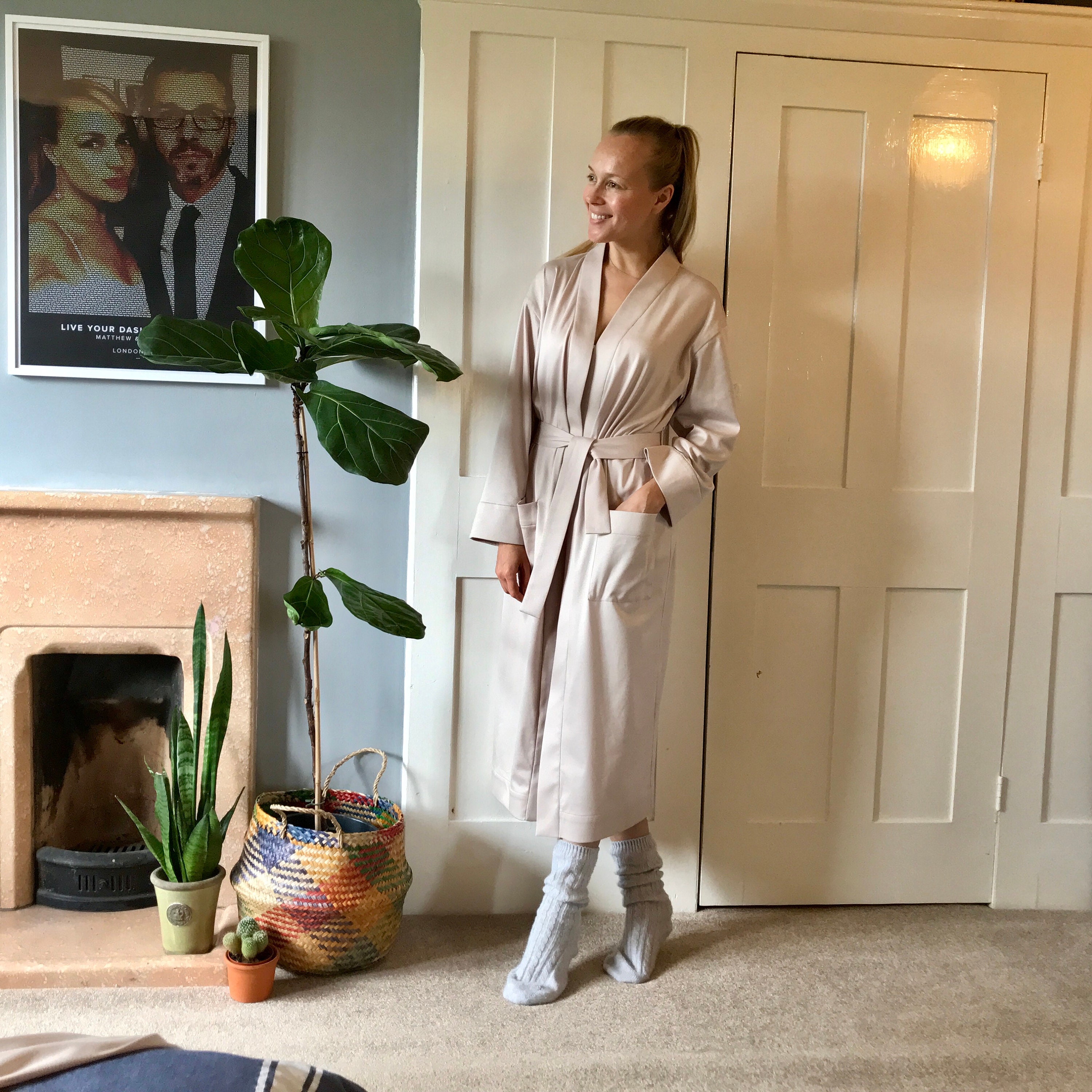 Free Lounge Robe Pattern Lounge Robe Sewing Pattern/ Robe Digital Pattern/ PDF Sewing Pattern ...