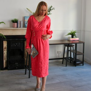 Wrap top sewing pattern; wrap dress sewing pattern; shirrred waist top - Rania