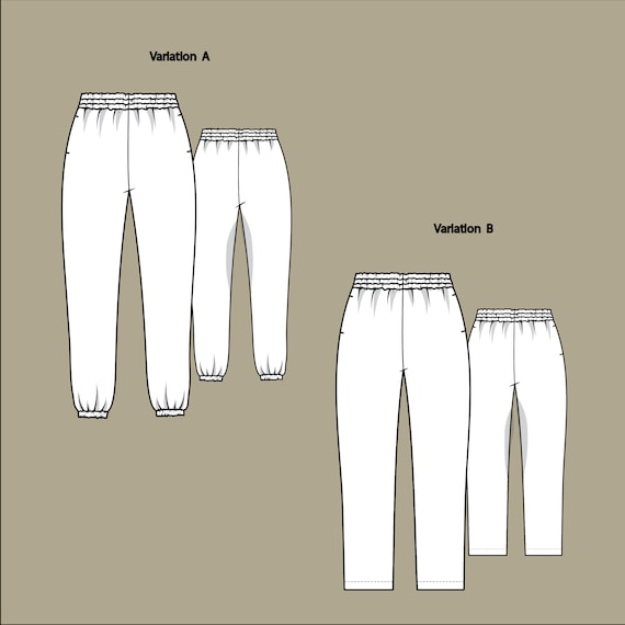 PDF Track Pants PDF Sewing Pattern, Jogging Bottoms Sweatpants Pattern, Sportswear  Sewing Pattern, Sweat Joggers Pattern, PDF Jogging Pants -  Canada