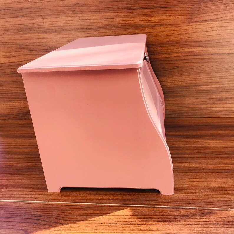 Rose Color Bread Box Bread Box French Vintage Bread Bin Etsy