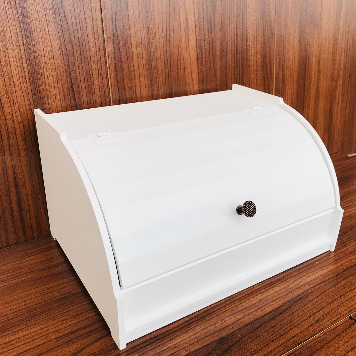 Yellow Bread Box Modern Bread Box Wooden Bread Box Bread Etsy