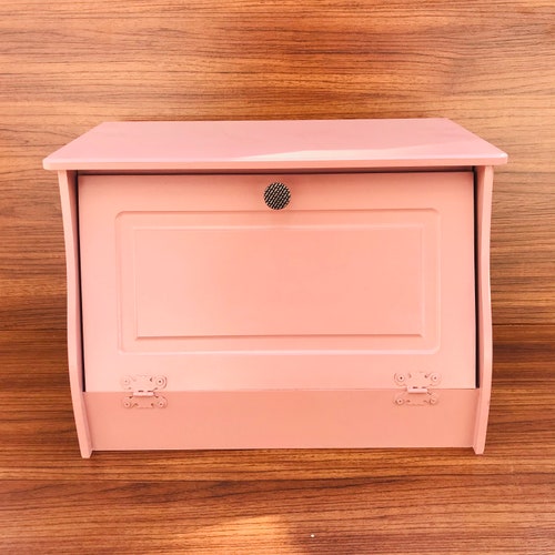 Rose Color Bread Box Bread Box French Vintage Bread Bin Etsy