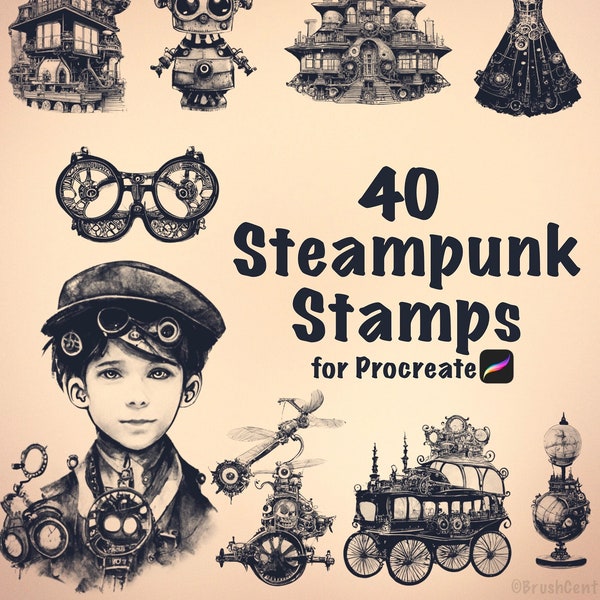 Tampons Steampunk pour Procreate