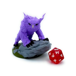 Painted Owlbear -  Enemy, 28mm, DnD Miniatures, D&D, Mini