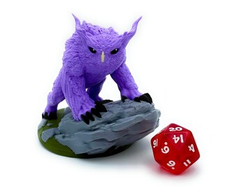 Painted Owlbear -  Enemy, 28mm, DnD Miniatures, D&D, Mini