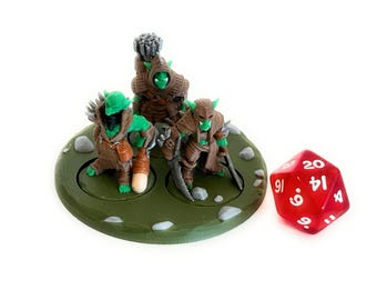 Painted Goblin Raiders-  Enemy, 28mm, DnD Miniatures, D&D, Mini