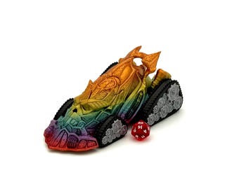 Pre-Painted Rainbow Infernal War Machine: 28mm DnD Miniature