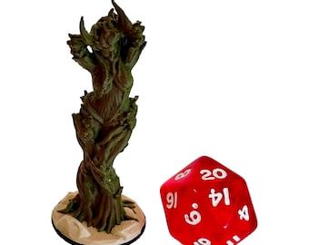Painted Forest Dryad-  Enemy, 28mm, DnD Miniatures, D&D, Mini
