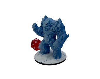 Painted Ice Elemental -  Enemy, 28mm, DnD Miniatures, D&D, Mini