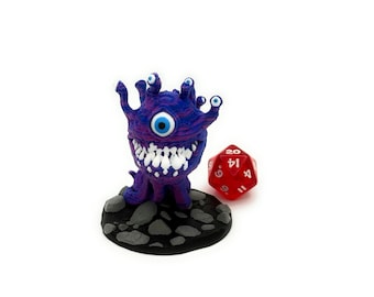 Painted Beholder -  Enemy, 28mm, DnD Miniatures, D&D, Mini