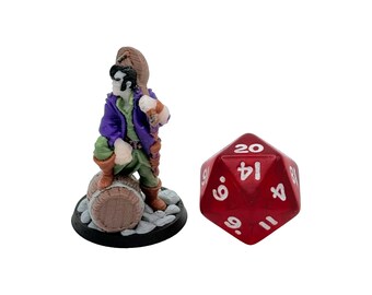 Painted Bardon my French -  Hero, 28mm, DnD Miniatures, D&D, Mini