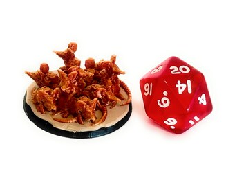 Painted Clockwork Rats-  Enemy, 28mm, DnD Miniatures, D&D, Mini