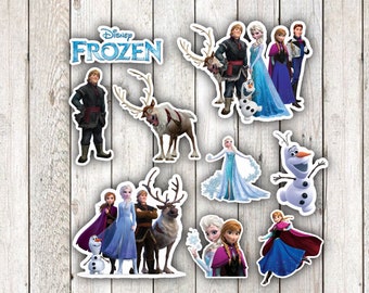 elsa stickers etsy canada