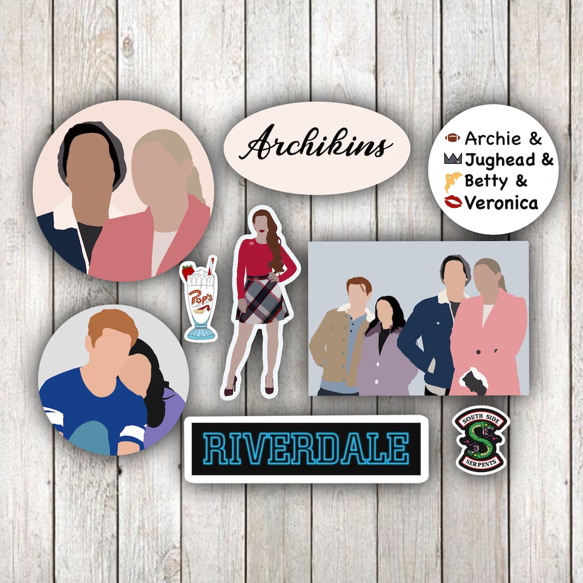 Riverdale Sticker Pack Waterproof Sticker for Laptop - Etsy