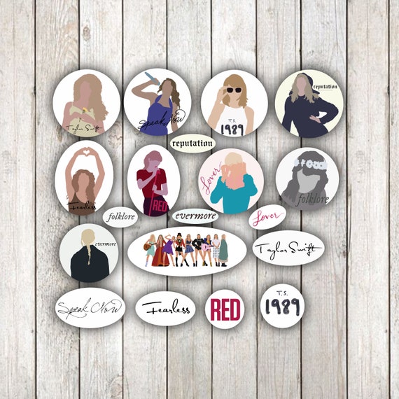 Taylor Swift Sticker Pack Waterproof Sticker for Laptop, Water Bottle,  Notebooks and More Bridesmaids Gifts 