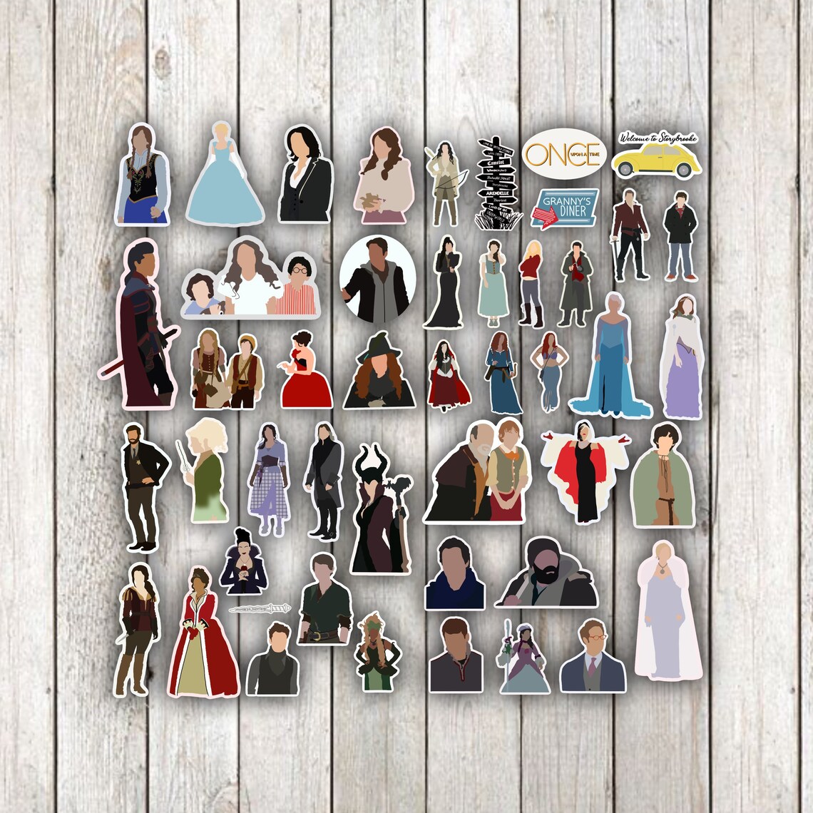 Once Upon A Time Sticker Pack Waterproof Sticker for - Etsy UK
