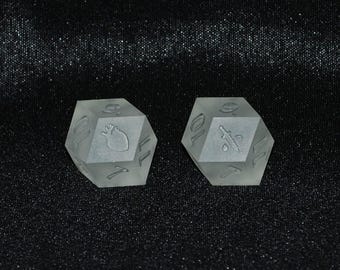 Dados D12 de Esperanza/Miedo - Dados Maestros