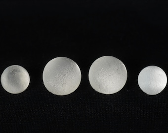 Full Moon and Crescent Moon - Inclusions for Dice