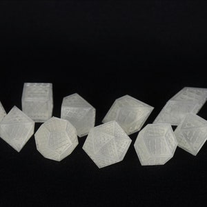 Dragon Scale Blanks 7 Piece set - Dice Masters