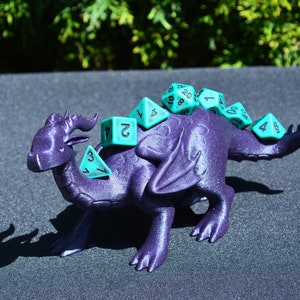 Polly the Polyhedragon Dice Holder - RachMakes - Dice Holder - Dragon