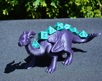 Polly the Polyhedragon Dice Holder - RachMakes - Dice Holder - Dragon