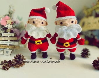 Santa Claus, muñeca Amigurumi, Stock disponible