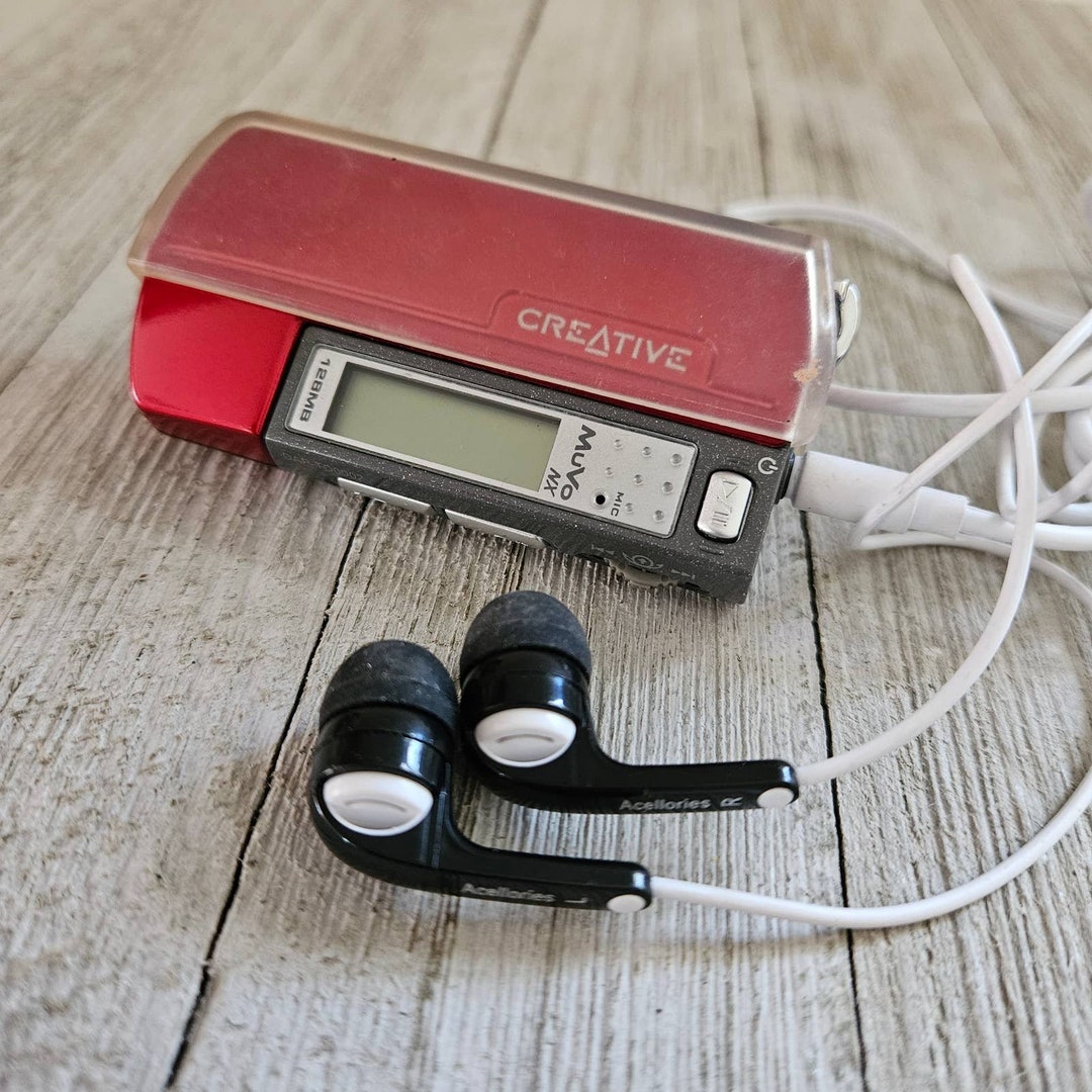 Creative Muvo NX 128MB Red MP3 Music Player With White Etsy