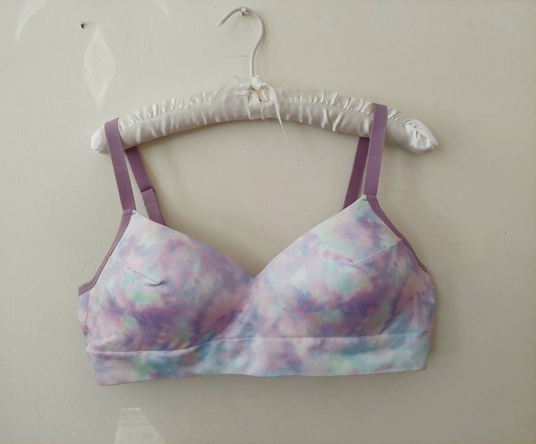 Size XXL No Boundaries Multi-colored Purple Strapped Padded Women's Bra  Brassiere 