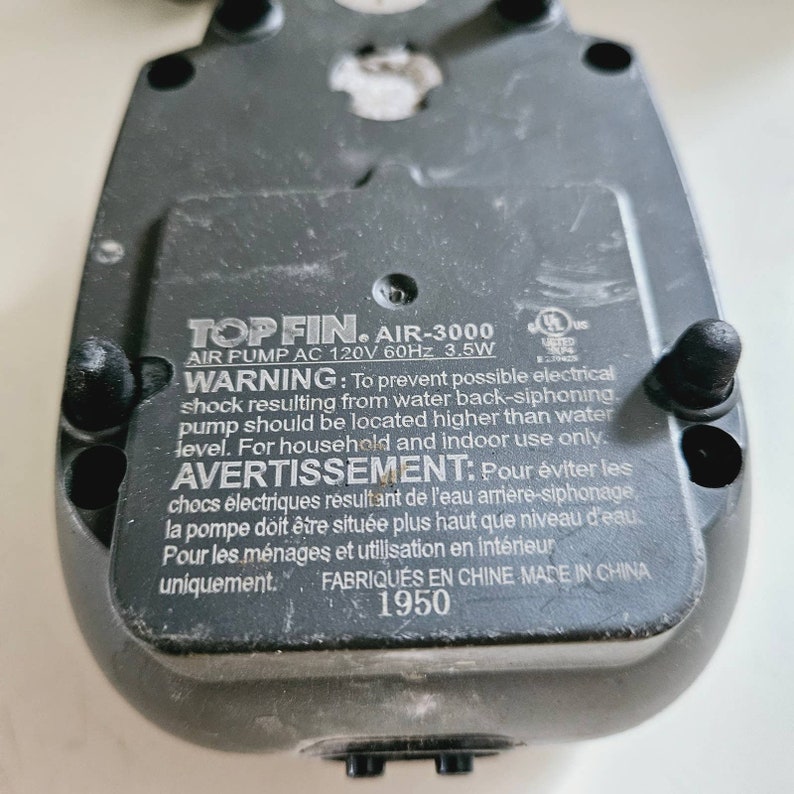 Vintage 1950 Top Fin Air 3000 Fish Pump With NO Tubing. Pump Etsy