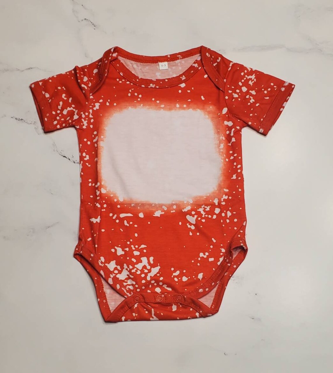 Faux Bleached Baby Bodysuits Sublimation Blanks 100 Etsy