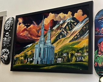 Lindon Temple GECLAY PRINT